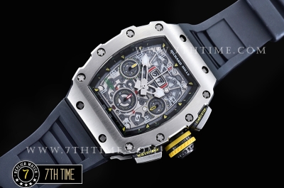 Richard Mille  RM011-03 New Gen Flyback SS/VRU Black A7750 Mod