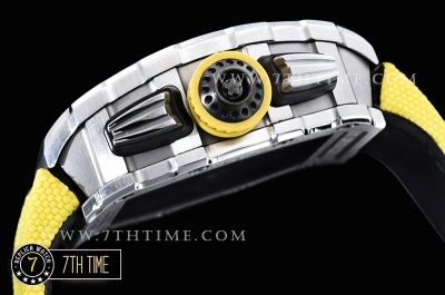 Richard Mille  RM011-03 New Gen Flyback SS/VRU (Yellow) Black A7750 Mod