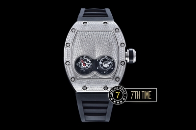Richard Mille  RM053 Pablo MacDonogh Tourb Diams SS/VRU Black A2824