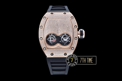 Richard Mille  RM053 Pablo MacDonogh Tourb Diams RG/VRU Black A2824