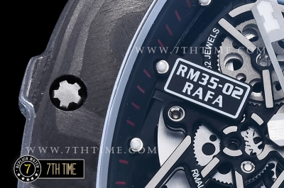 Richard Mille RM035-02 Rafael Nadal L.E FC/VRU Black Japanese Miyota Mod