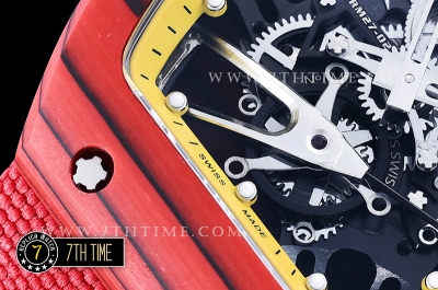 Richard Mille RM027-02 Rafael Nadal L.E. FC/NY Red/Yellow Miyota Mod