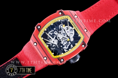 Richard Mille RM027-02 Rafael Nadal L.E. FC/NY Red/Yellow Miyota Mod
