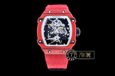 Richard Mille RM027-02 Rafael Nadal L.E. FC/NY Red/White Miyota Mod Red Strap