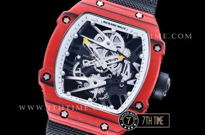 Richard Mille RM027-02 Rafael Nadal L.E. FC/NY Red/White Miyota Mod