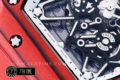 Richard Mille RM035-01 Rafael Nadal Red FC/VRU Black/White Miyota Mod Red Strap