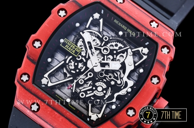 Richard Mille RM035-02 Rafael Nadal Red FC/VRU Blk/Blk Miyota Mod
