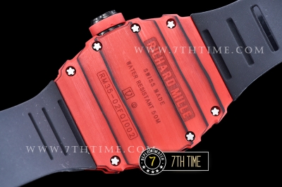 Richard Mille RM035-02 Rafael Nadal Red FC/VRU Blk/Blk Miyota Mod