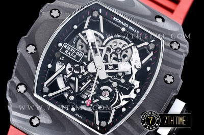 Richard Mille RM035-02 Rafael Nadal Black FC/VRU Miyota Mod Red Strap