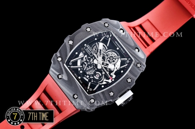 Richard Mille RM035-02 Rafael Nadal Black FC/VRU Miyota Mod Red Strap