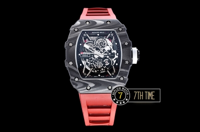 Richard Mille RM035-02 Rafael Nadal Black FC/VRU Miyota Mod Red Strap