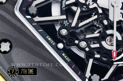 Richard Mille RM035-02 Rafael Nadal Black FC/VRU Miyota Mod Yellow Strap