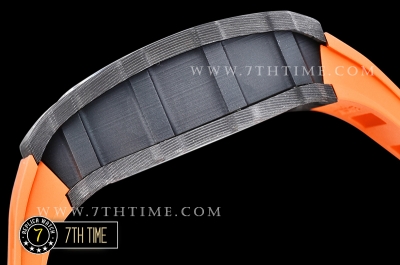 Richard Mille RM035-02 Rafael Nadal Black FC/VRU Blkac/Black Miyota Mod Orange Strap
