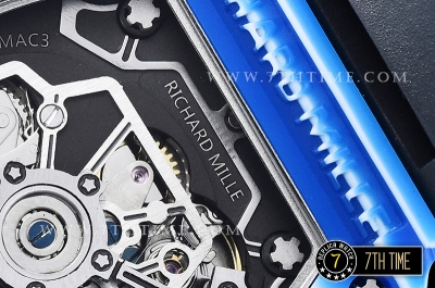 Richard Mille RM011-03 Auto Flyback Chronograph Blue FC/VRU Black A7750 Mod