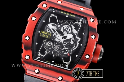 Richard Mille RM035-01 Rafael Nadal Red FC/VRU Blk/Red Miyota Mod Black Inner Bezel Rehaut