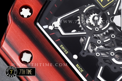 Richard Mille RM035-01 Rafael Nadal Red FC/VRU Blk/Red Miyota Mod Black Inner Bezel Rehaut