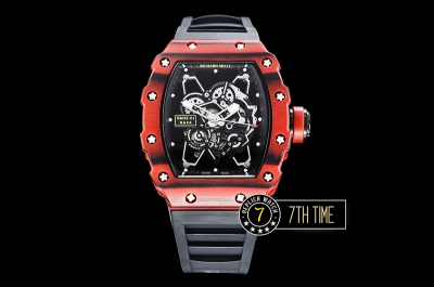 Richard Mille RM035-01 Rafael Nadal Red FC/VRU Blk/Red Miyota Mod Black Inner Bezel Rehaut