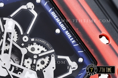 Richard Mille RM035-01 Rafael Nadal Red FC/VRU Blk/Blue Miyota Mod Blue Inner Bezel Rehaut