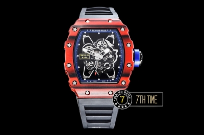 Richard Mille RM035-01 Rafael Nadal Red FC/VRU Blk/Blue Miyota Mod Blue Inner Bezel Rehaut