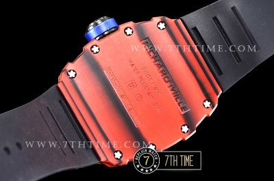 Richard Mille RM035-01 Rafael Nadal Red FC/VRU Blk/Blue Miyota Mod Blue Inner Bezel Rehaut