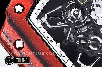 Richard Mille RM035-01 Rafael Nadal Red FC/VRU Blk/Wht Miyota Mod White Inner Bezel Rehaut