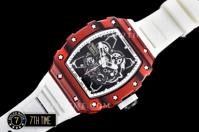 Richard Mille RM035-01 Rafael Nadal Red FC/VRU Blk/Wht Miyota Mod White Inner Bezel Rehaut