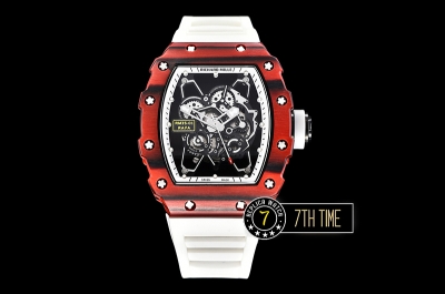 Richard Mille RM035-01 Rafael Nadal Red FC/VRU Blk/Wht Miyota Mod White Inner Bezel Rehaut