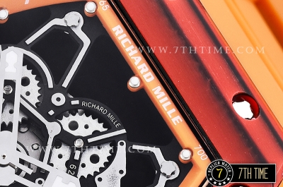 Richard Mille RM035-01 Rafael Nadal Red FC/VRU Blk/Org Miyota Mod Orange Inner Bezel Rehaut