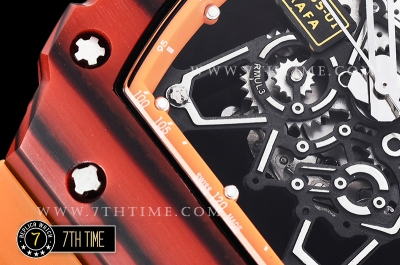 Richard Mille RM035-01 Rafael Nadal Red FC/VRU Blk/Org Miyota Mod Orange Inner Bezel Rehaut