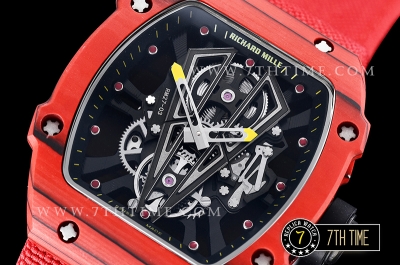 Richard Mille RM027-03 Rafael Nadal Red FC/VRU Blk/Blk C Miyota Mod