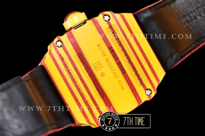 Richard Mille RM027-03 Rafael Nadal Red/Yellw FC/VRU Blk Miyota Mod