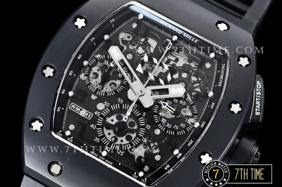 Richard Mille RM011 Felipe Massa LE PVD/VRU Blk/Blk A7750