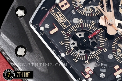 Richard Mille RM011 R.Gros Jean LE FC/PVD/VRU Skele Blk A7750 Mod