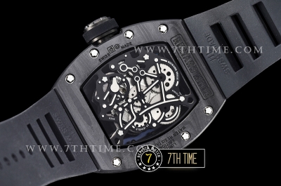 Richard Mille RM055 Bubba Watson FC/RU Skeleton White MY9015 Mod