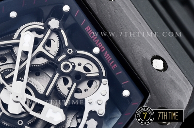 Richard Mille RM055 Bubba Watson FC/RU Skeleton Black MY9015 Mod