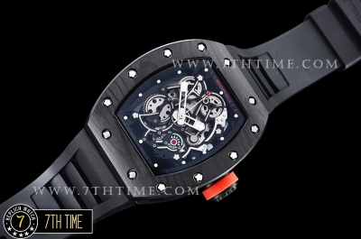 Richard Mille RM055 Bubba Watson FC/RU Skeleton Black MY9015 Mod