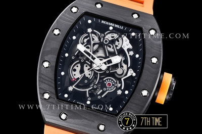 Richard Mille RM055 Bubba Watson FC/RU Skeleton Orange MY9015 Mod