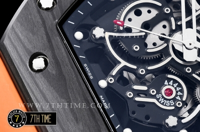 Richard Mille RM055 Bubba Watson FC/RU Skeleton Orange MY9015 Mod