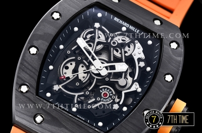 Richard Mille RM055 Bubba Watson FC/RU Skeleton Orange MY9015 Mod