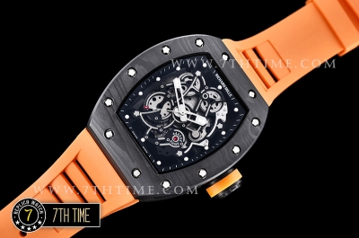 Richard Mille RM055 Bubba Watson FC/RU Skeleton Orange MY9015 Mod
