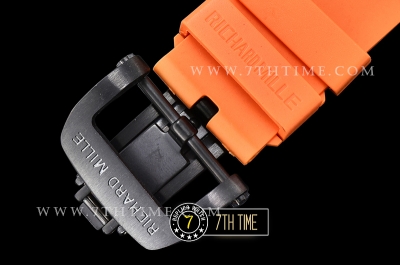 Richard Mille RM055 Bubba Watson FC/RU Skeleton Orange MY9015 Mod