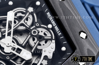 Richard Mille RM055 Bubba Watson FC/RU Skeleton Blue MY9015 Mod