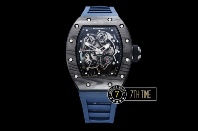 Richard Mille RM055 Bubba Watson FC/RU Skeleton Blue MY9015 Mod