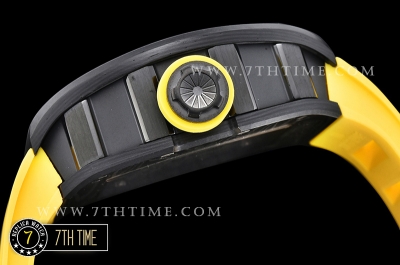 Richard Mille RM055 Bubba Watson FC/RU Skeleton Yellow MY9015 Mod