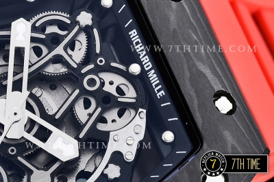 Richard Mille RM055 Bubba Watson FC/RU Skeleton Red MY9015 Mod