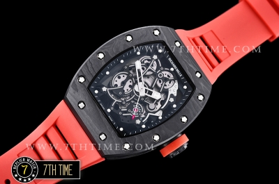 Richard Mille RM055 Bubba Watson FC/RU Skeleton Red MY9015 Mod