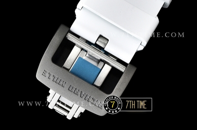 Richard Mille RM055 Bubba Watson FC/TI/RU Skeleton White MY8215 Mod