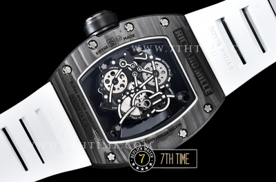 Richard Mille RM055 Bubba Watson FC/TI/RU Skeleton White MY8215 Mod