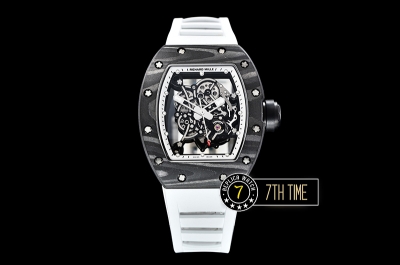 Richard Mille RM055 Bubba Watson FC/TI/RU Skeleton White MY8215 Mod