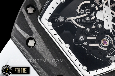 Richard Mille RM055 Bubba Watson FC/TI/RU Skeleton White MY8215 Mod White Crown